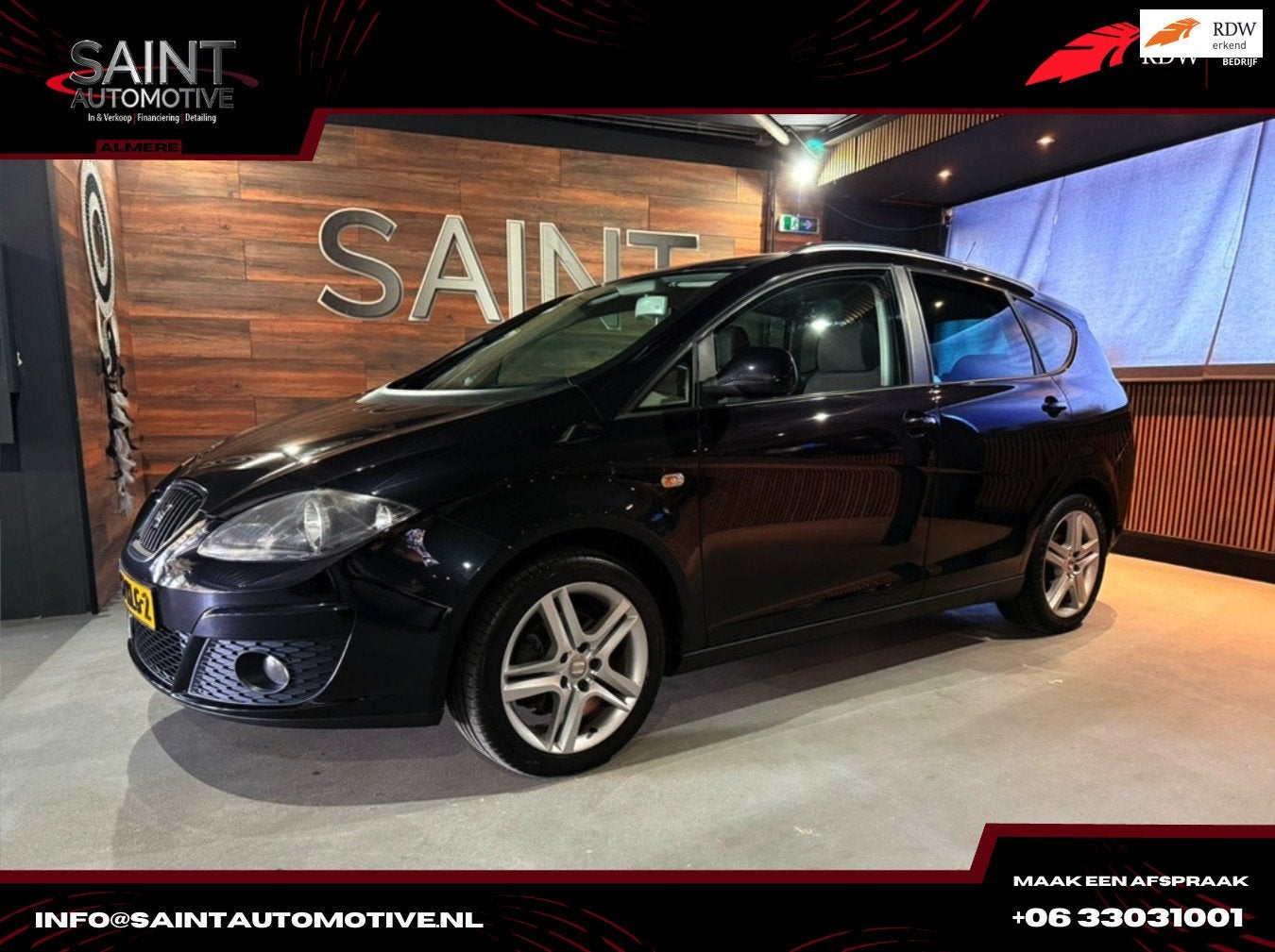Seat Altea XL |1.4 TSI Style |, Auto's, Voorwielaandrijving, Zwart, 4 cilinders, Altea XL