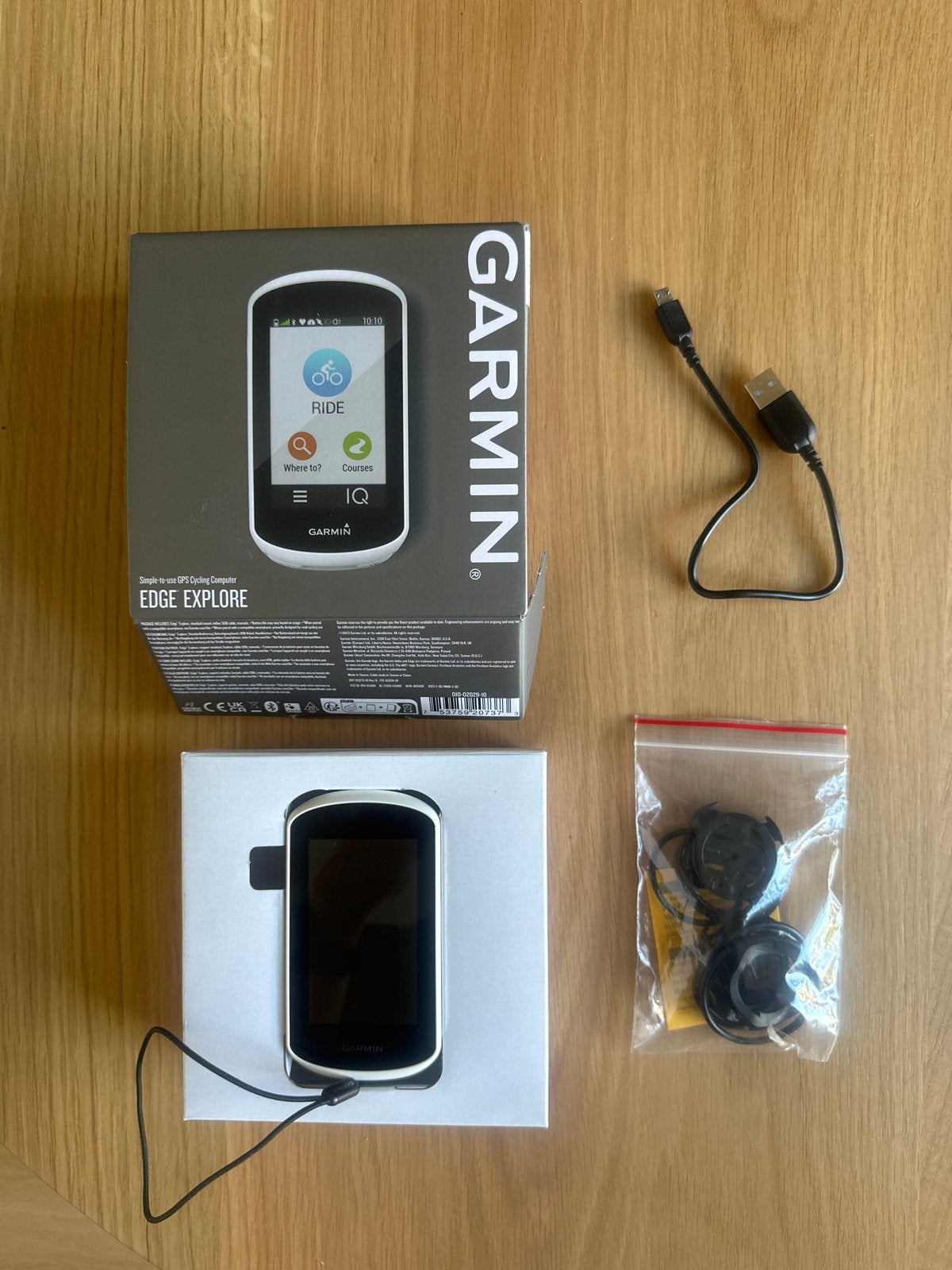 Garmin Edge Explore GPS Fietscomputer, Fietsen en Brommers, Fietsaccessoires | Fietscomputers, Ophalen of Verzenden, Draadloos