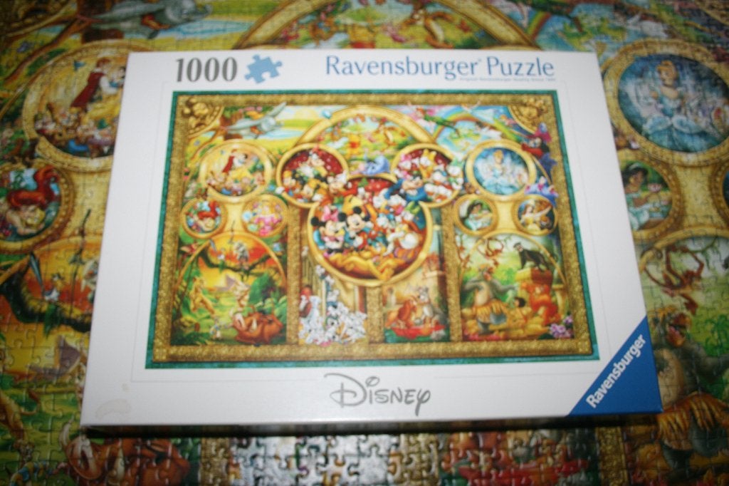 Legpuzzel Ravensburger - Beste Disney thema's - 1000 st, Ophalen of Verzenden, 500 t/m 1500 stukjes, Zo goed als nieuw