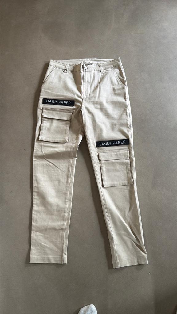 Daily paper broek maat M, Kleding | Heren, Broeken en Pantalons, Ophalen, Zo goed als nieuw, Zwart