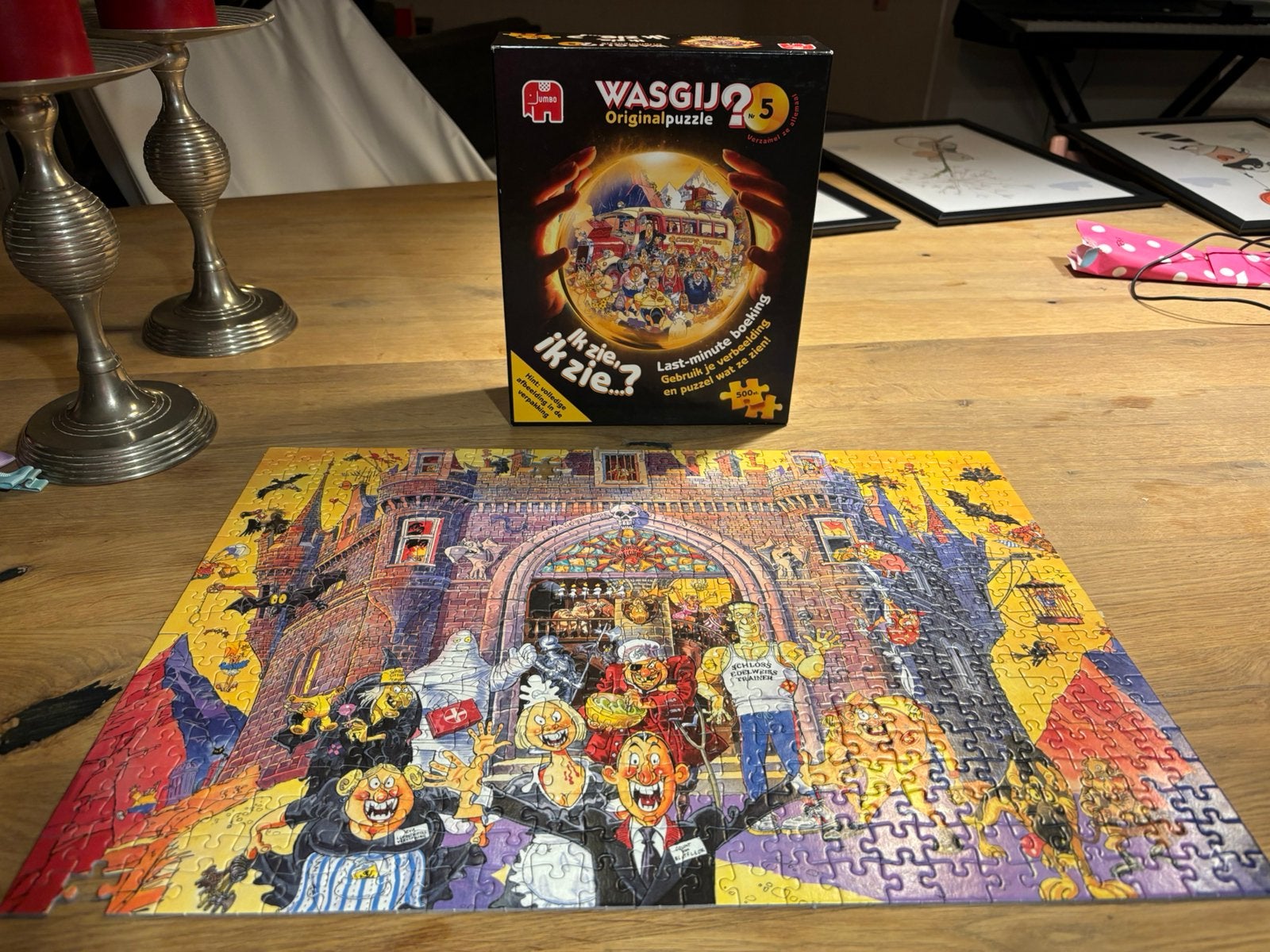 Wasgij puzzel Nr. 5, Eén persoon