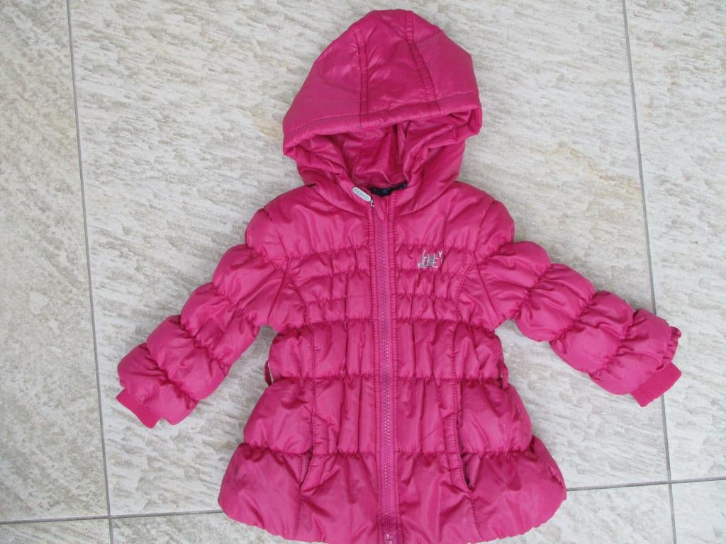 Frendz jas roze langer model jasje maat 68 met capuchon, Kinderen en Baby's, Meisje, Frendz, Ophalen of Verzenden, Zo goed als nieuw