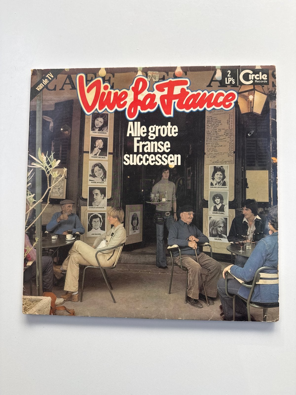 Vive la France - Alle grote Franse successen (2 LP's), Ophalen, Gebruikt, Verzamelalbum, Chanson