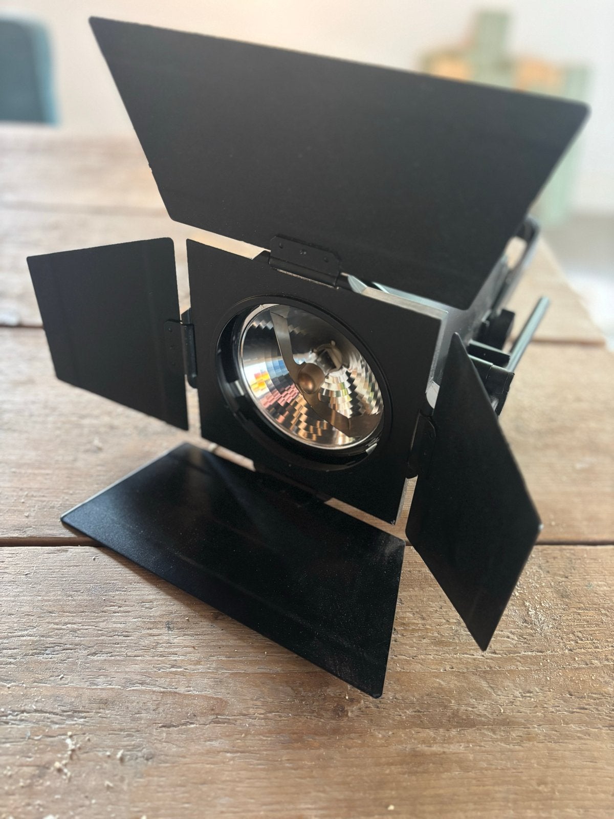 ERCO Spotlamp met Barndoors - Zwart, meerderen, Huis en Inrichting, Gebruikt, Zwart, Verstelbaar, Ophalen
