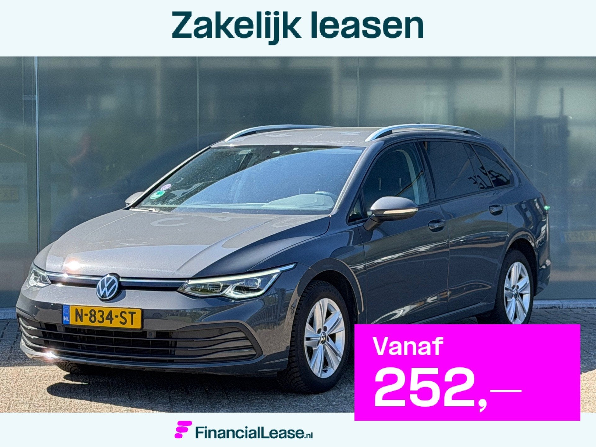 Volkswagen Golf Variant 1.0 eTSI DSG Life Business MASSAGE/C, Stof, Gebruikt, 23 km/l, Origineel Nederlands