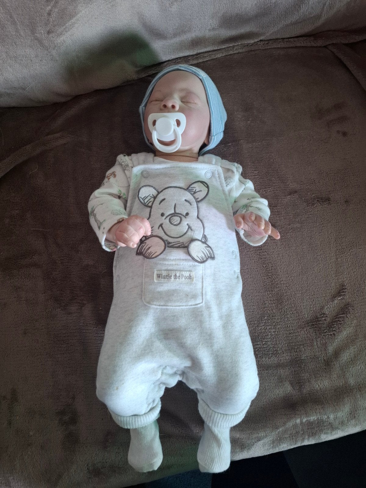 Reborn babypop - Levensecht en schattig, Ophalen of Verzenden, Zo goed als nieuw, Babypop, Levensecht of Reborn