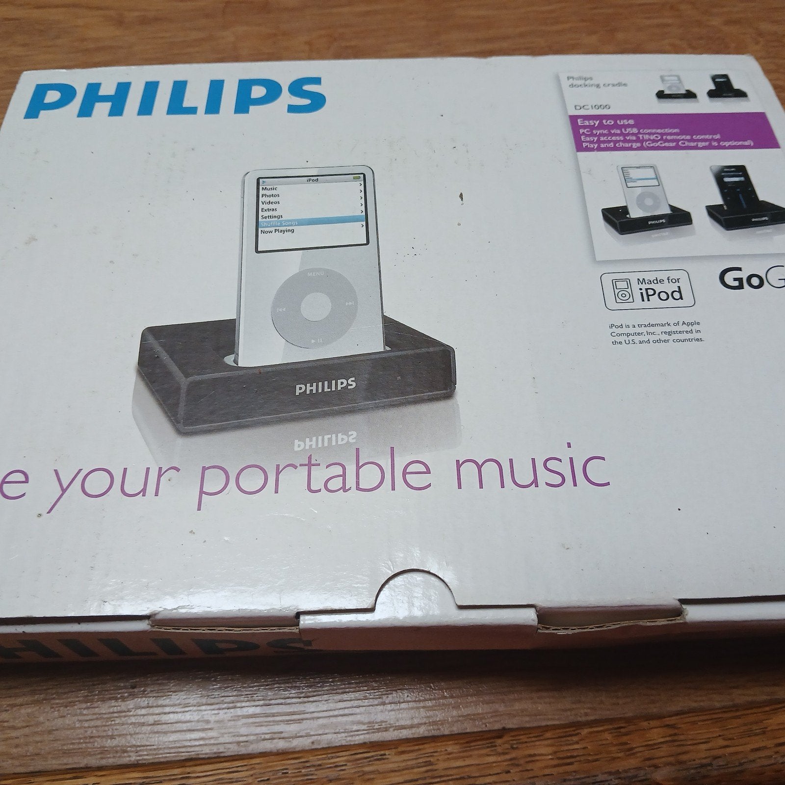 Philips DC1000 iPod Docking Station, Ophalen of Verzenden, Nieuw, Dock of Kabel, Mini
