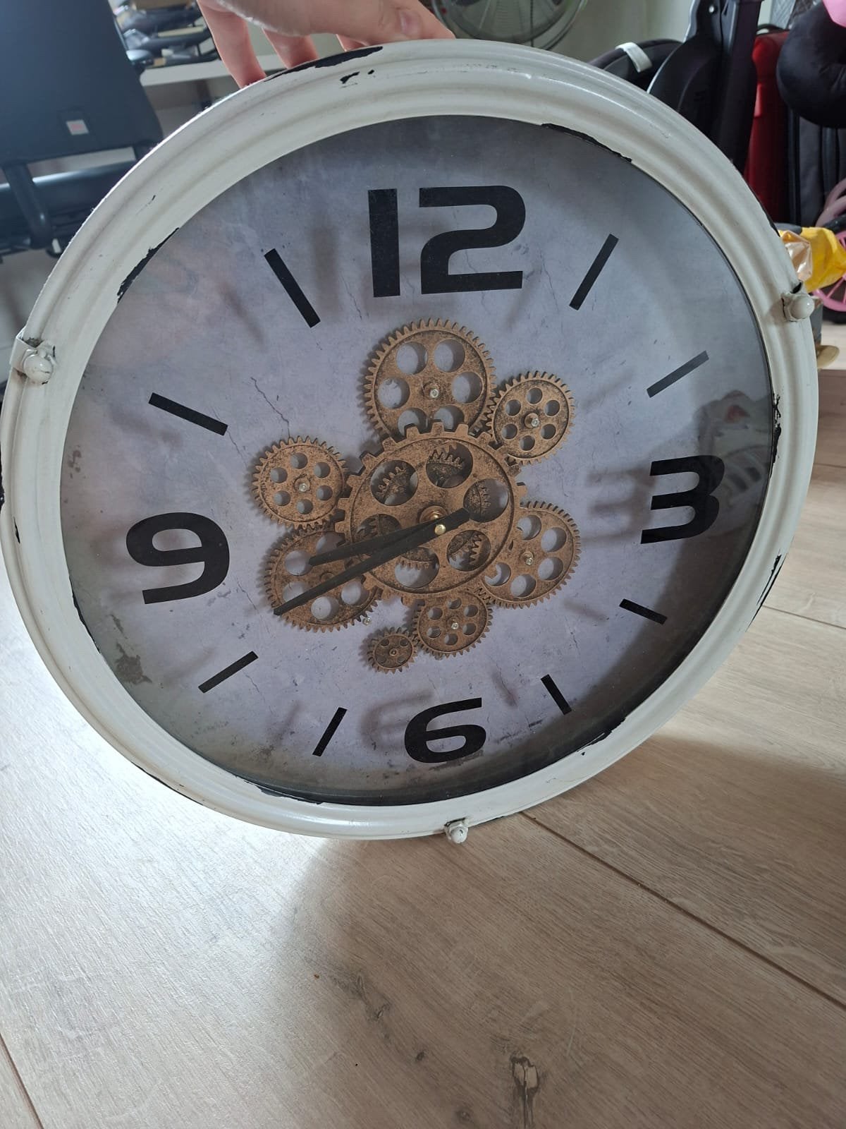 Industriele klok loods5, Ophalen, Zo goed als nieuw, Wandklok