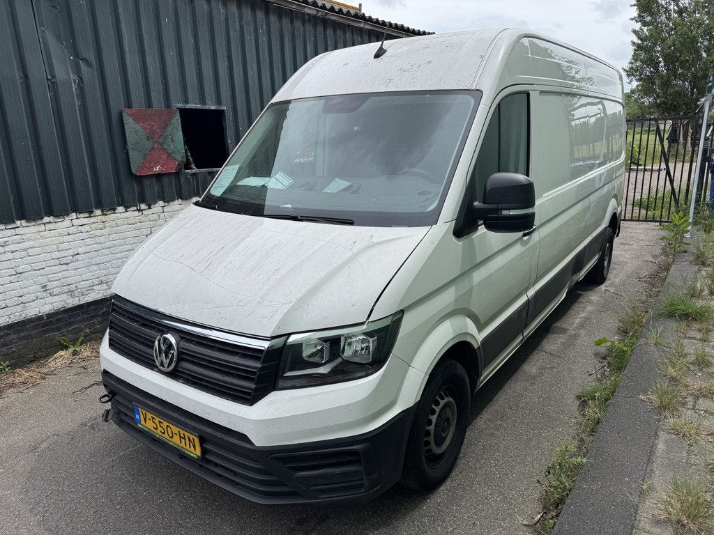 Volkswagen Crafter 35 2.0TDI L4H3 airco 2 zits cruise euro 6, Auto's, Voorwielaandrijving, Stof, Gebruikt, Euro 6