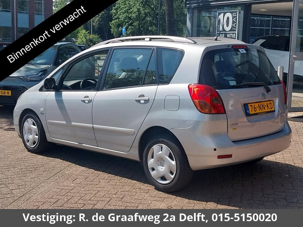 Toyota Corolla Verso 1.8 VVT-i Linea Sol Automaat | Climate, Gebruikt, Zwart, 4 cilinders, Origineel Nederlands