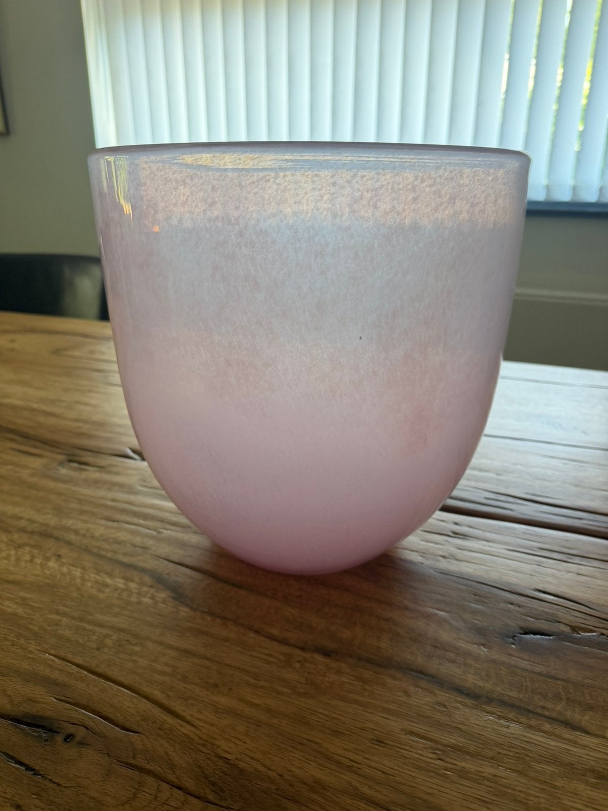 Dutz Grote Glazen Pot/Vaas - 30 cm Hoog, 30 cm Doorsnede, Ophalen, 30 cm, Roze, Glas