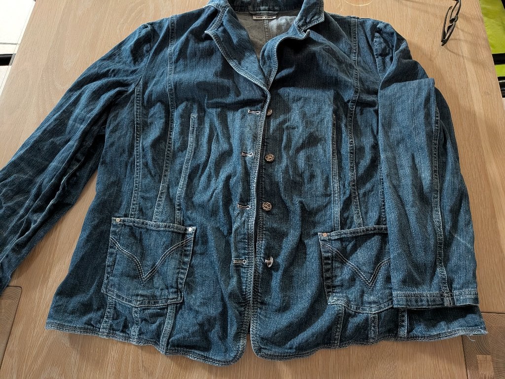 spijkerjasje gerry weber maat 48, Blauw, Maat 46/48 (XL) of groter, Ophalen of Verzenden, Zo goed als nieuw