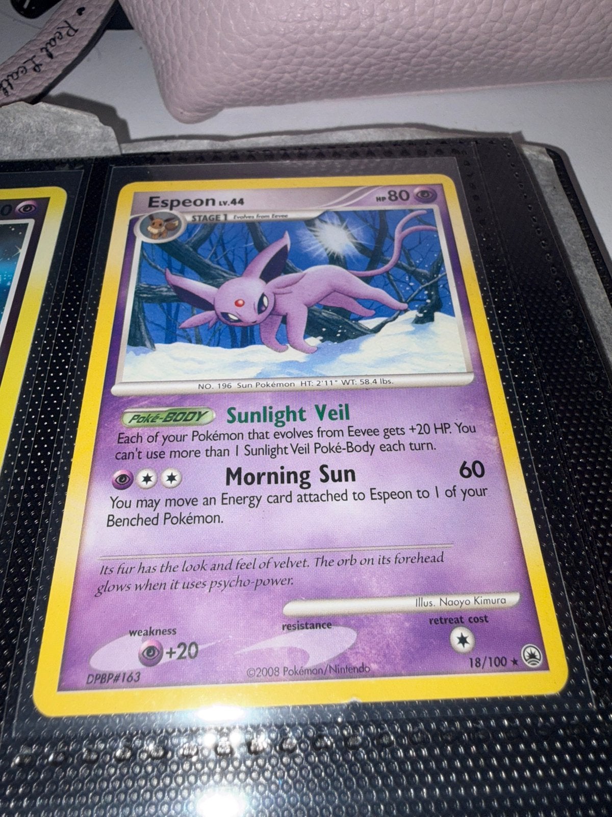 Pokemon kaart | Espeon lv.44 | Majestic Dawn 2008 Set |, Verzenden, Losse kaart