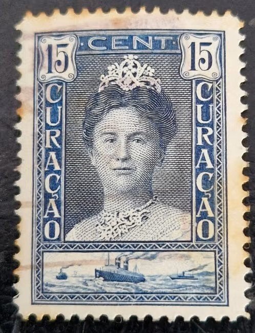 Curaçao 1928-1930 - nvph 89 - Regeringsjubileum Wilhelmina, Ophalen of Verzenden, Gestempeld