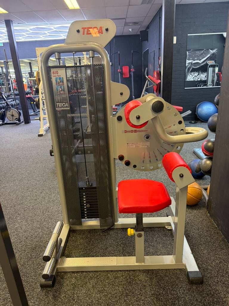 Teca lower back extension, Ophalen, Zo goed als nieuw, Fitnessbank