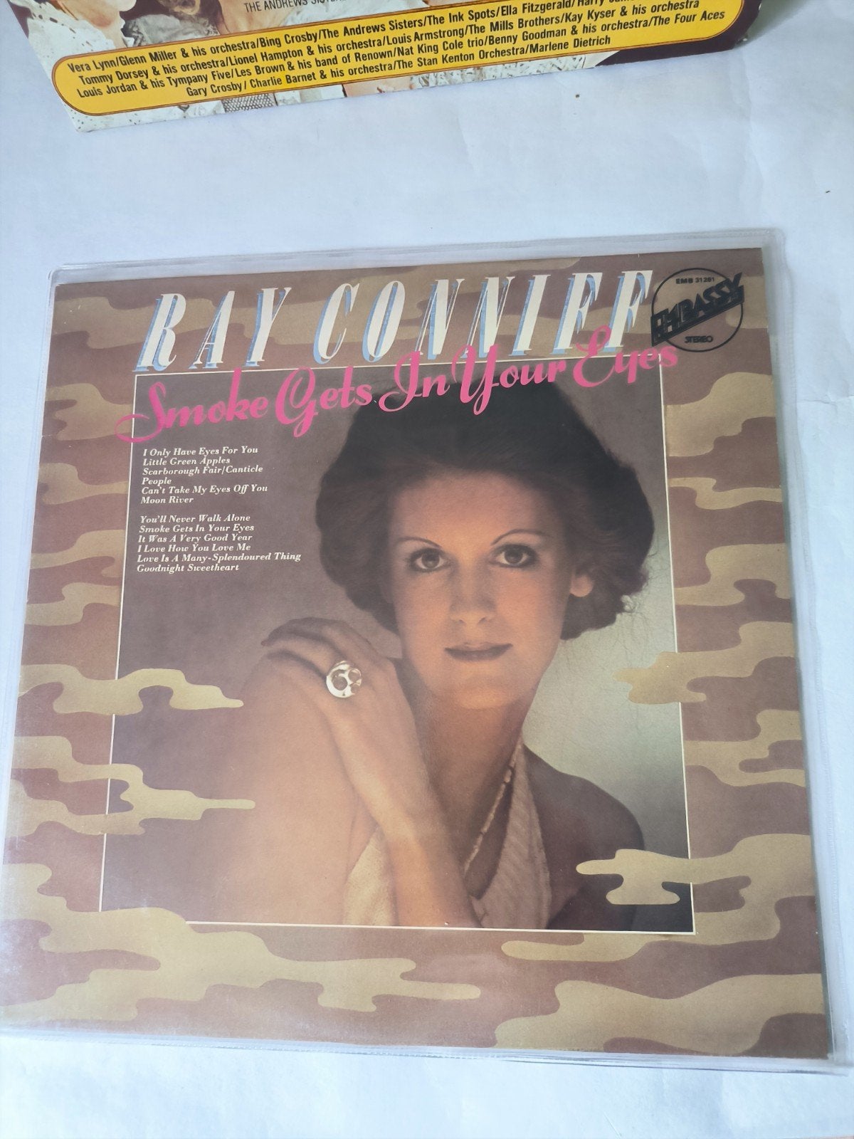 Ray Conniff - Smoke Gets In Your Eyes LP (Embassy), LP, Gebruikt, Pop, Ophalen of Verzenden