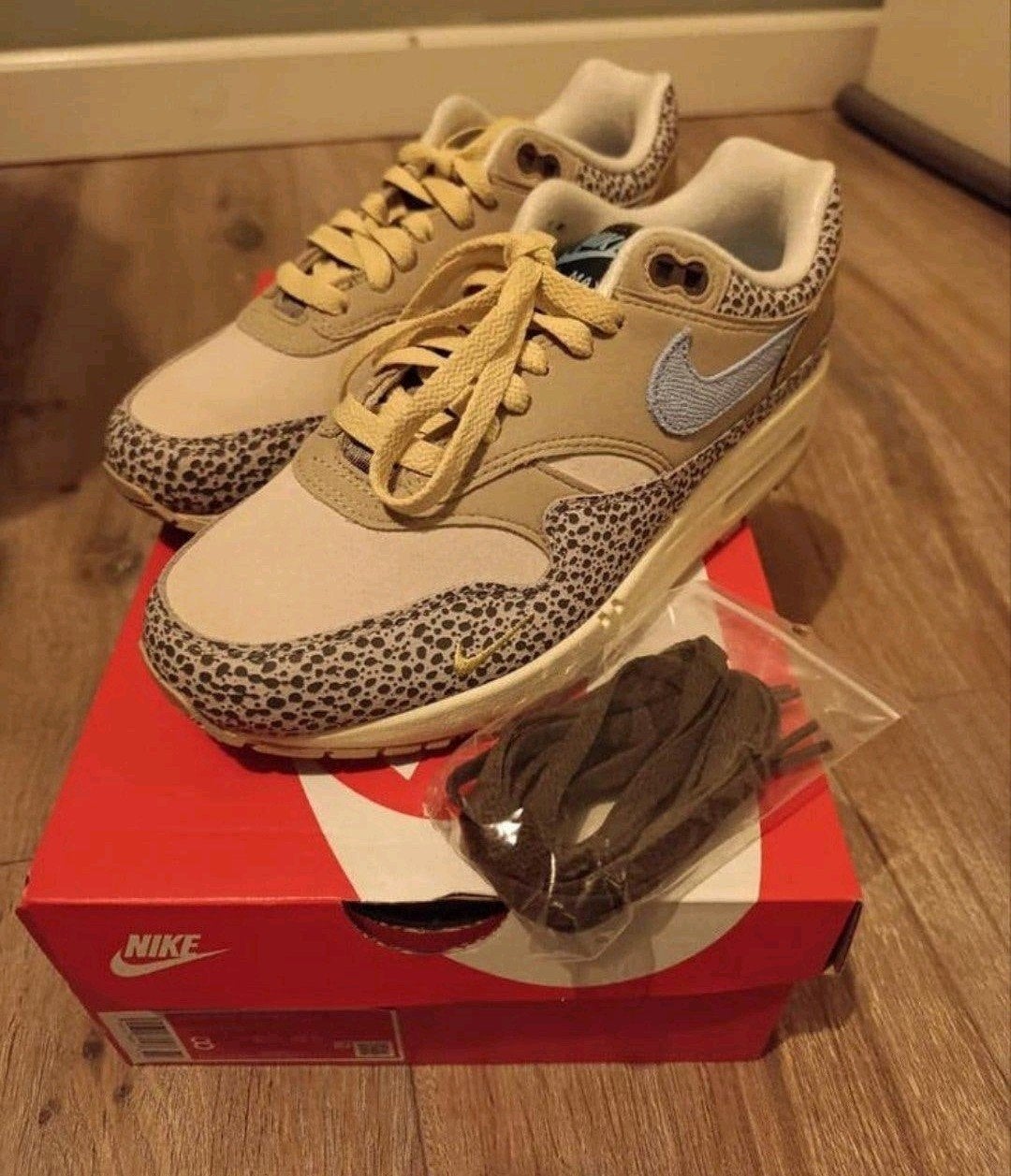 Nike Air Max 1 'Safari Cobblestone' - EU 39 (Deadstock), Kleding | Dames, Beige, Nike, Nieuw, Ophalen of Verzenden