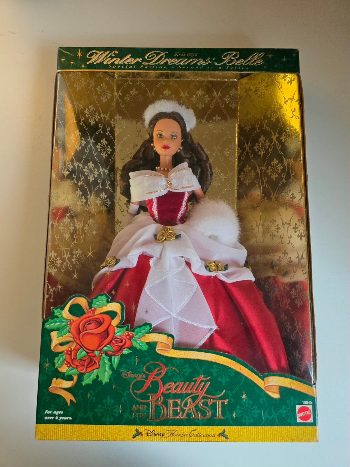 Disney Winter Dreams Belle Beauty & the B. Mattel 1998 NRFB, Ophalen of Verzenden, Nieuw, Fashion Doll