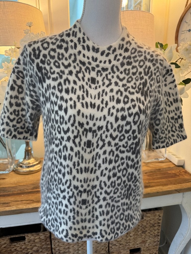 Zwart-Witte angora trui Abla Moda, 40/M, perfecte staat., Kleding | Dames, Truien en Vesten, Verzenden, Zo goed als nieuw, Maat 38/40 (M)