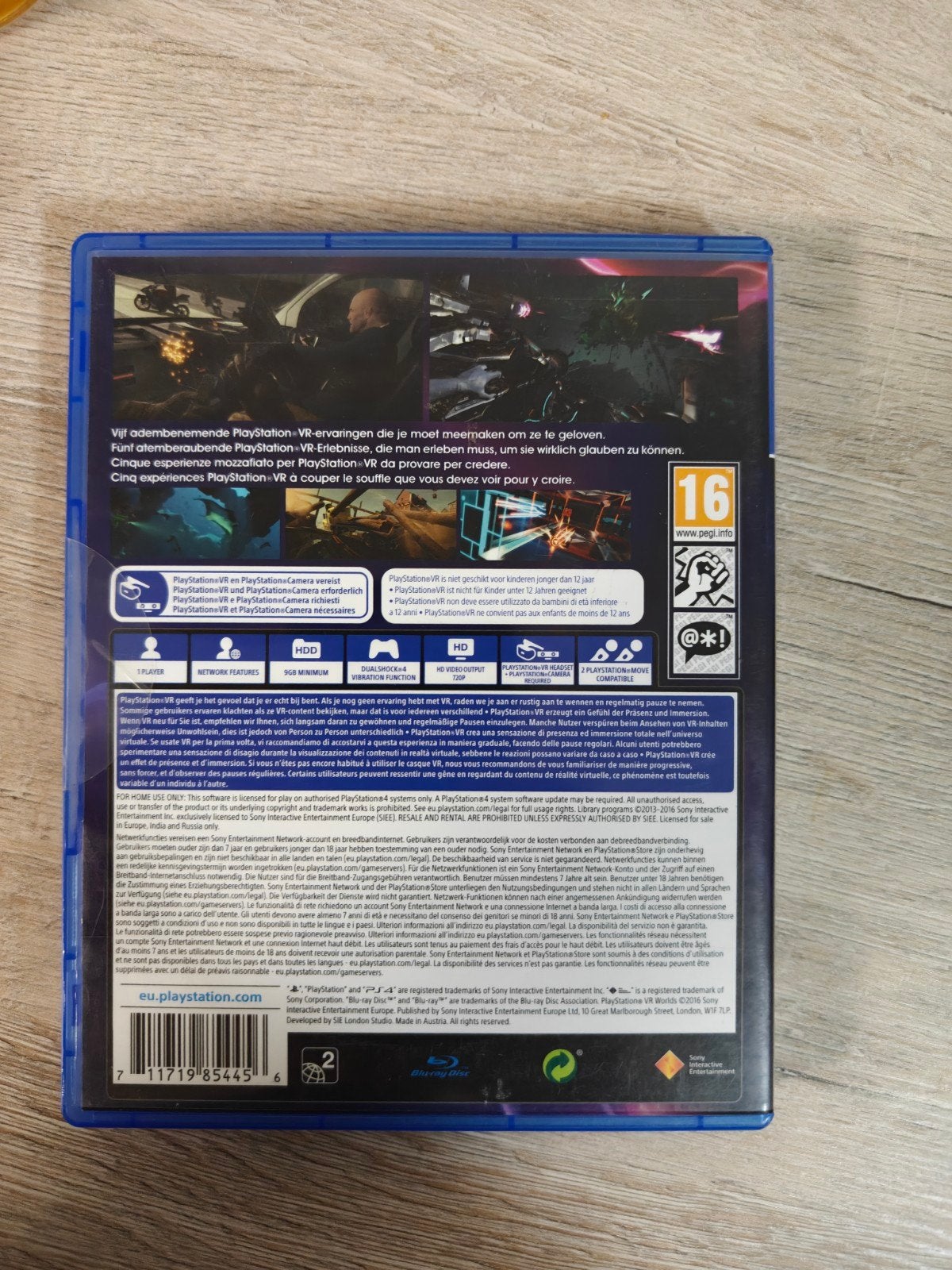 PlayStation VR Worlds PS4, Gebruikt, Overige genres, 1 speler, Ophalen of Verzenden