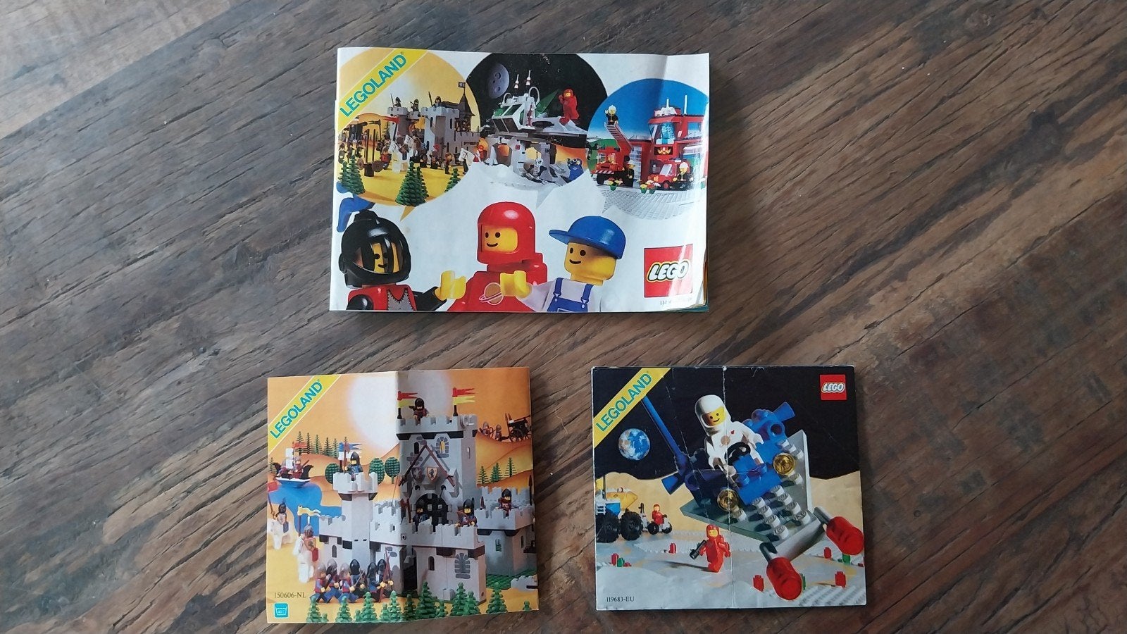Lego Legoland productflyers uit jaren 1980, Kinderen en Baby's, Speelgoed | Duplo en Lego, Gebruikt, Lego, Accessoire, Ophalen of Verzenden