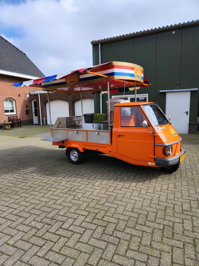 Vespa foodtruck, Ophalen, Gebruikt, Maximaal 25 km/u