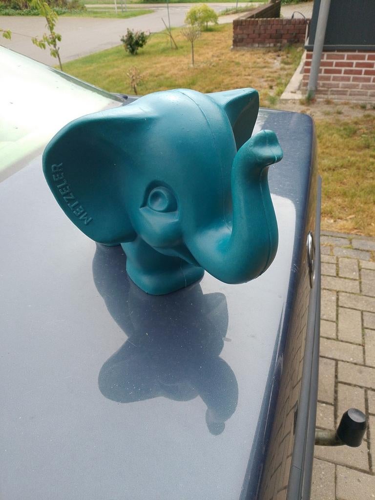 metzeler olifant...., Ophalen of Verzenden, Reclamebord