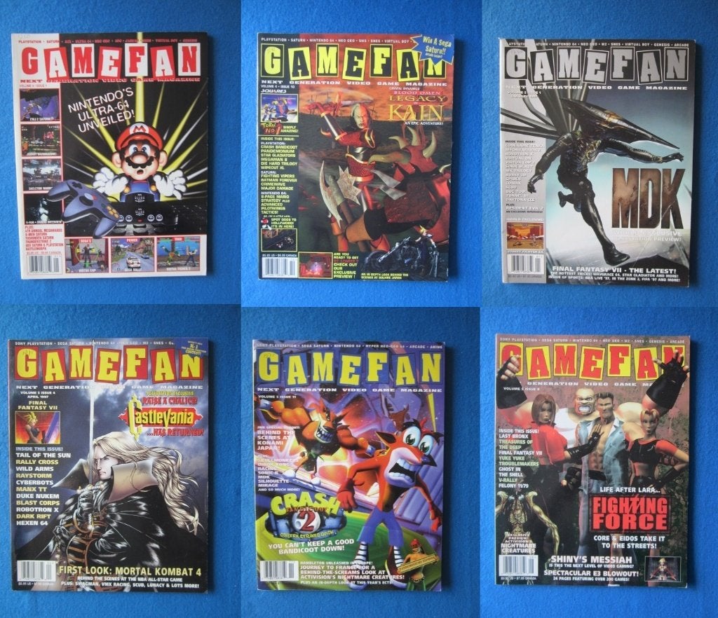 Gamefan vintage magazine Game Fan, Ophalen of Verzenden