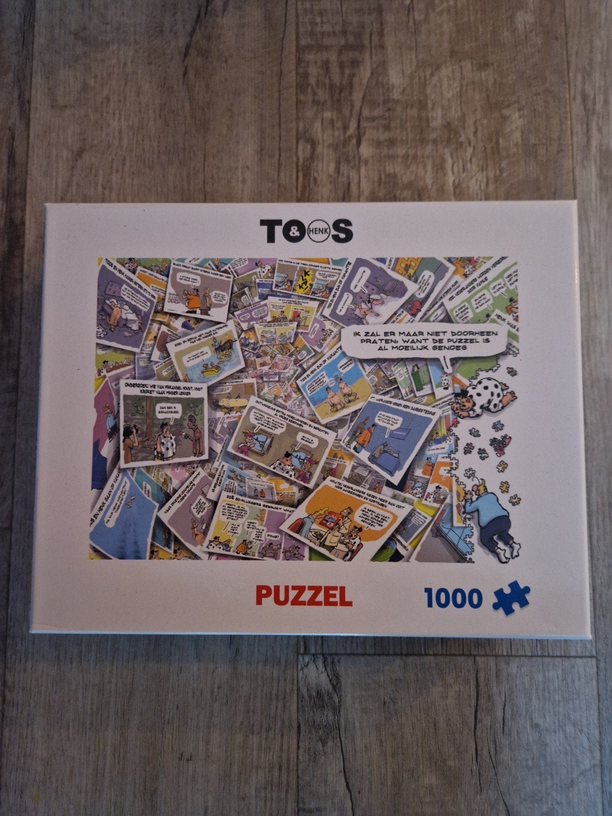 Toos & Henk Puzzel 1000 stukjes - Zo goed als nieuw, Ophalen of Verzenden, 500 t/m 1500 stukjes, Zo goed als nieuw, Legpuzzel