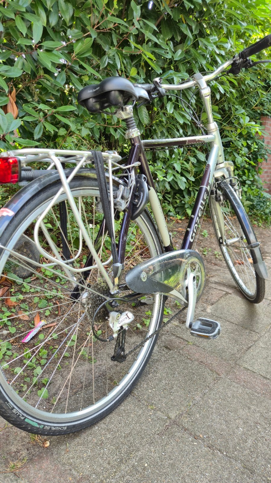 Gazelle fiets, Ophalen