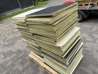 Plafondpanelen van steenwol partij 60x60 120x60, Niet ingevuld, Steenwol, Ophalen of Verzenden, Zo goed als nieuw