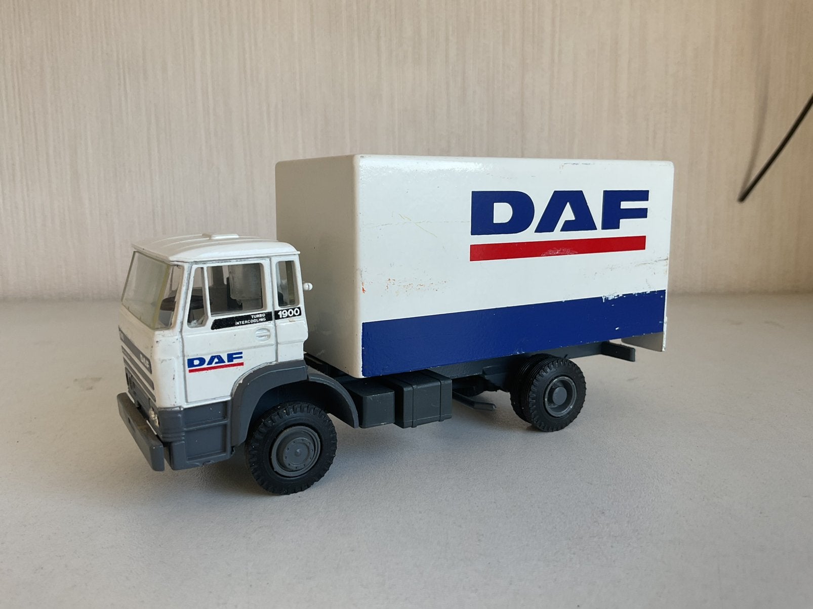 Lion toys daf 1900 turbo intercooling bakwagen DAF, Ophalen of Verzenden, Zo goed als nieuw, Bus of Vrachtwagen, Lion Toys