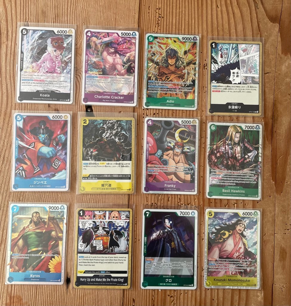 ONE PIECE, Verzenden, Zo goed als nieuw, Speelkaart(en)