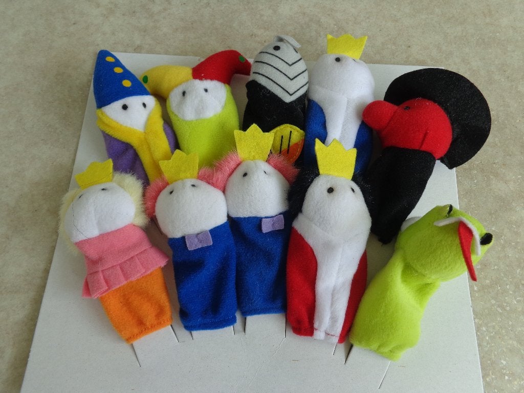Vingerpoppetjes 10 stuks, Kinderen en Baby's, Speelgoed | Poppen, Ophalen of Verzenden, Nieuw, Overige typen