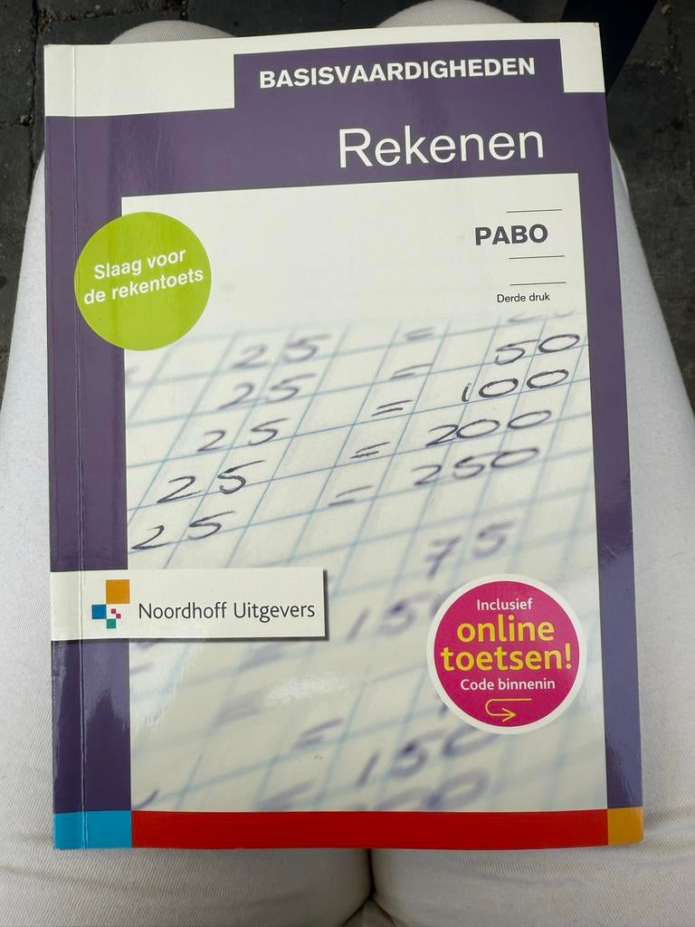 Basisvaardigheden Rekenen PABO - Inclusief online toetsen, Ophalen of Verzenden, Gamma, HBO