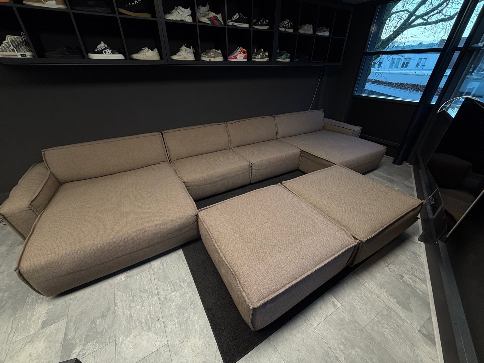 UMIX U-bank - Comfortabele en ruime U-vormige bank, Ophalen, Gebruikt, 125 tot 150 cm, Hoekbank