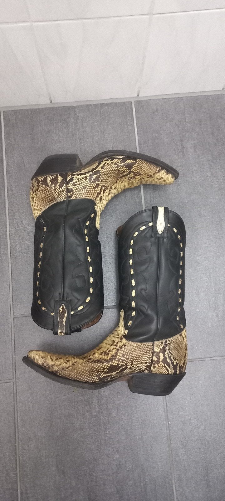 Python Cowboy Boots Welt maat 44., Kleding | Heren, Schoenen, Overige kleuren, Welt, Boots, Ophalen of Verzenden