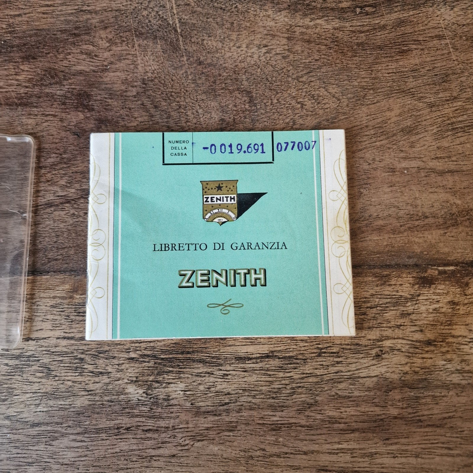 Zenith Horloge Garantieboekje - Vintage, Le Locle, Zwitserland, Gebruikt, Zenith, Ophalen of Verzenden