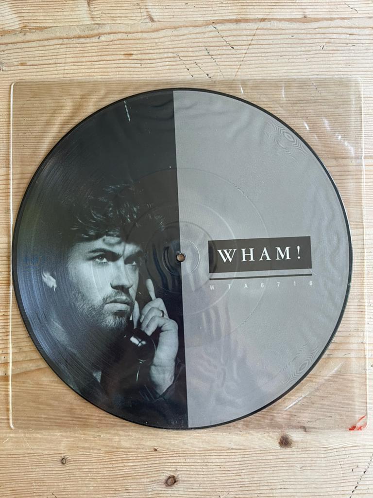 WHAM! vinyls: picture disc, maxi singles, Ophalen of Verzenden, Zo goed als nieuw, 12 inch