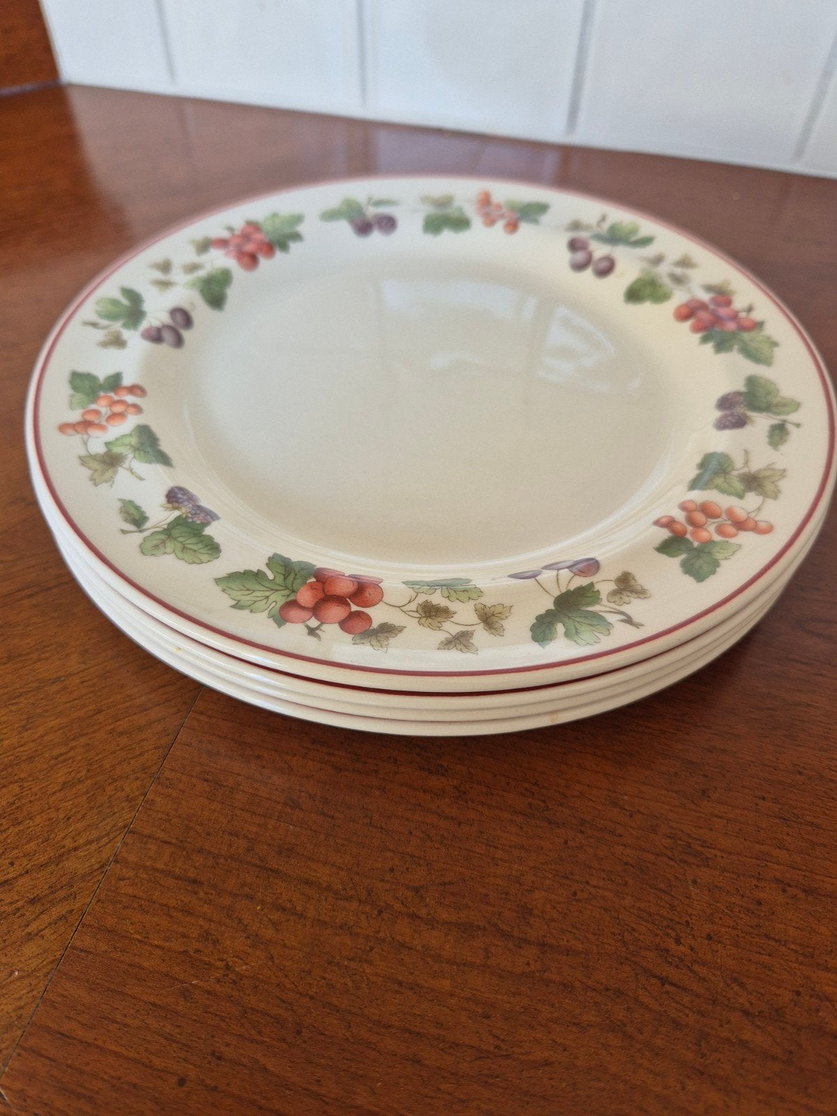 Wedgwood Queen's Ware Provence ontbijtborden - Set van 4, Ophalen, Aardewerk, Bord(en)