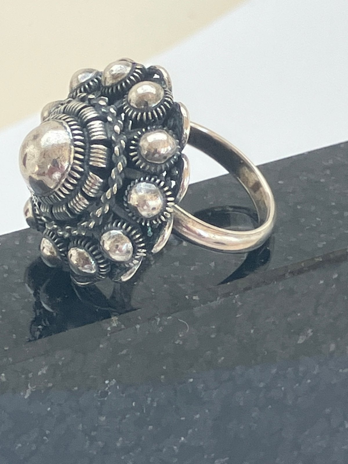 Zilveren ring Zeeuwse knoop, Sieraden, Tassen en Uiterlijk, Ringen, Ophalen of Verzenden, Zo goed als nieuw, 17 tot 18, Dame