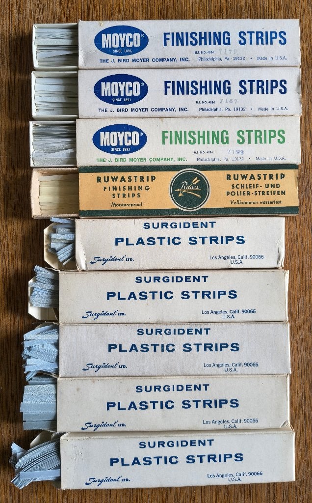 Surgident plastic strips/ finishing strips, Hobby en Vrije tijd, Ophalen of Verzenden, Zo goed als nieuw, Knutselmateriaal