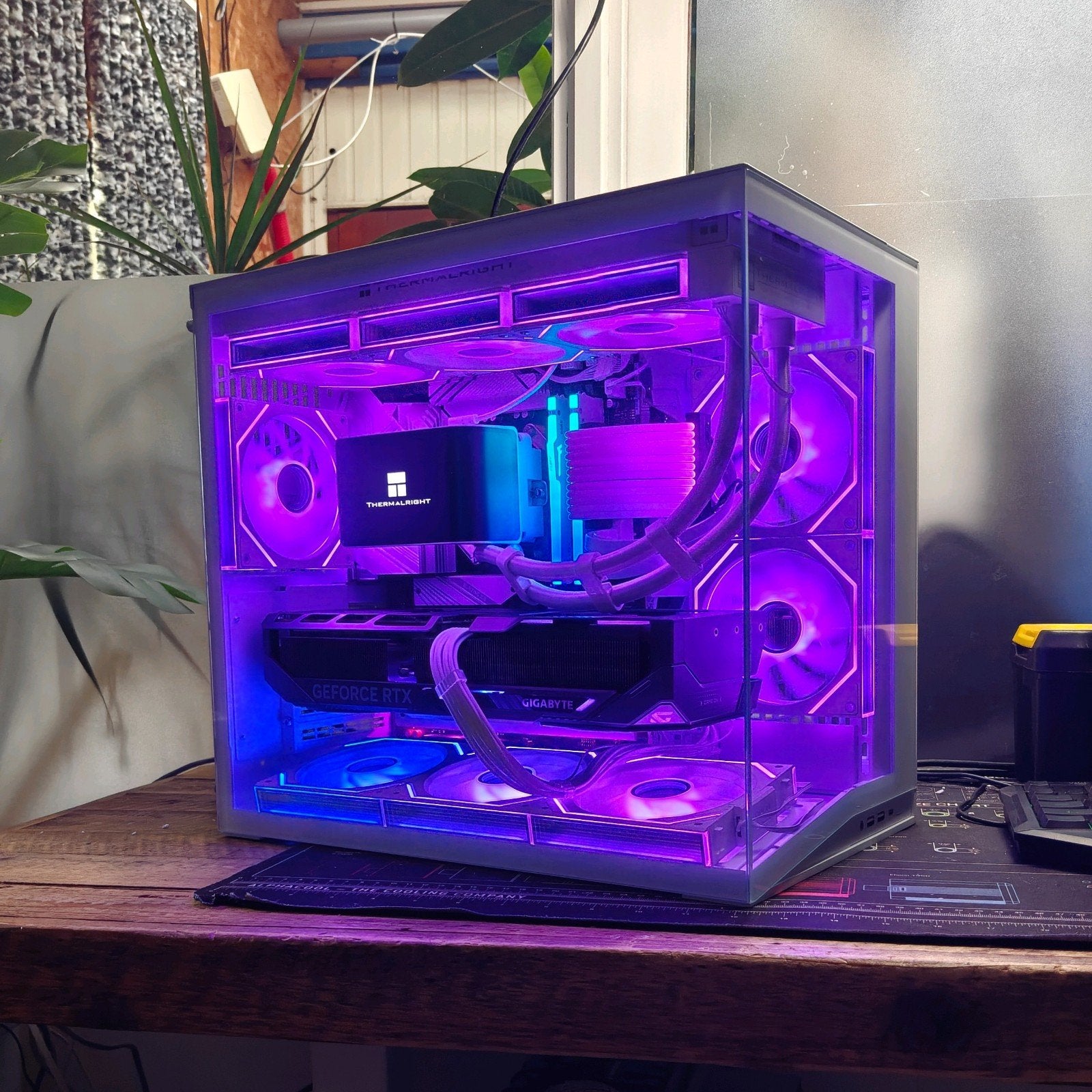 RTX 5080 game pc | Ryzen 7 9800X3D | 32GB | LCD RGB, 32 GB, Nieuw, Ophalen of Verzenden, Gaming