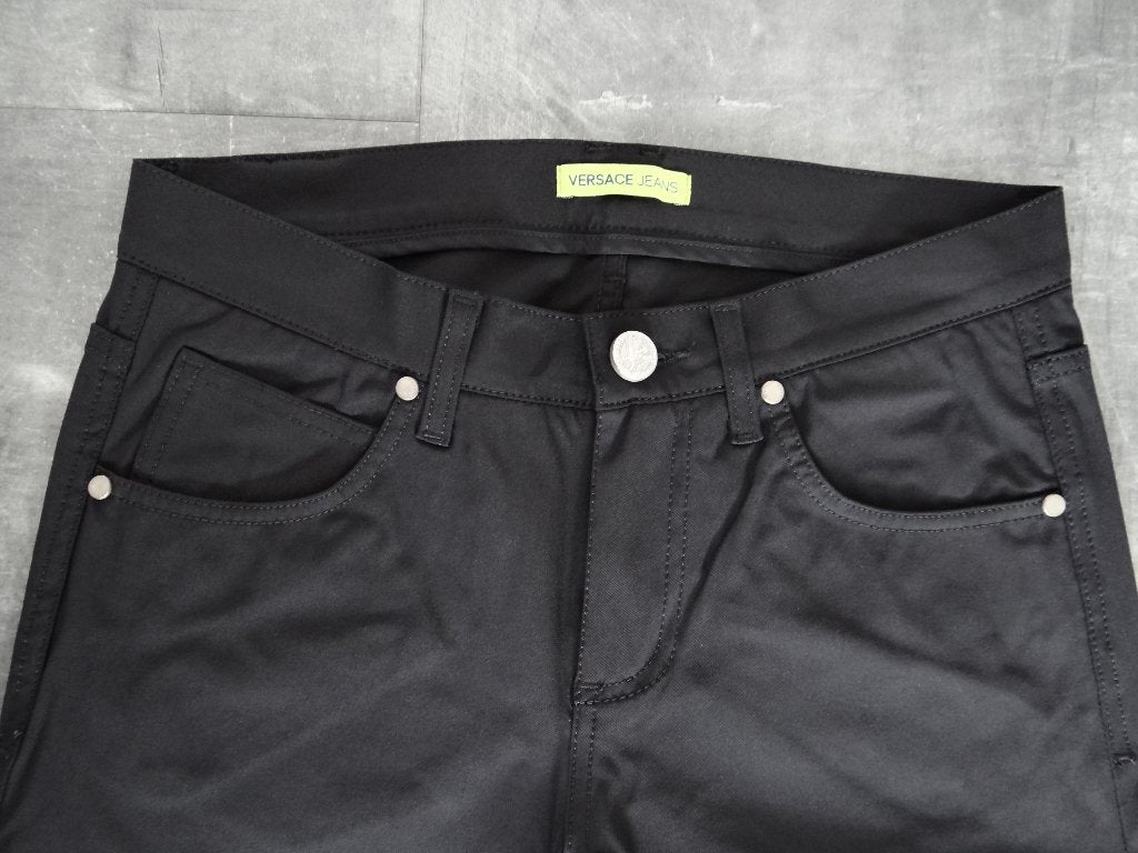 Versace Jeans Couture Stretchbroek Zwart maat 31, Verzenden, Zwart, Nieuw, W32 (confectie 46) of kleiner
