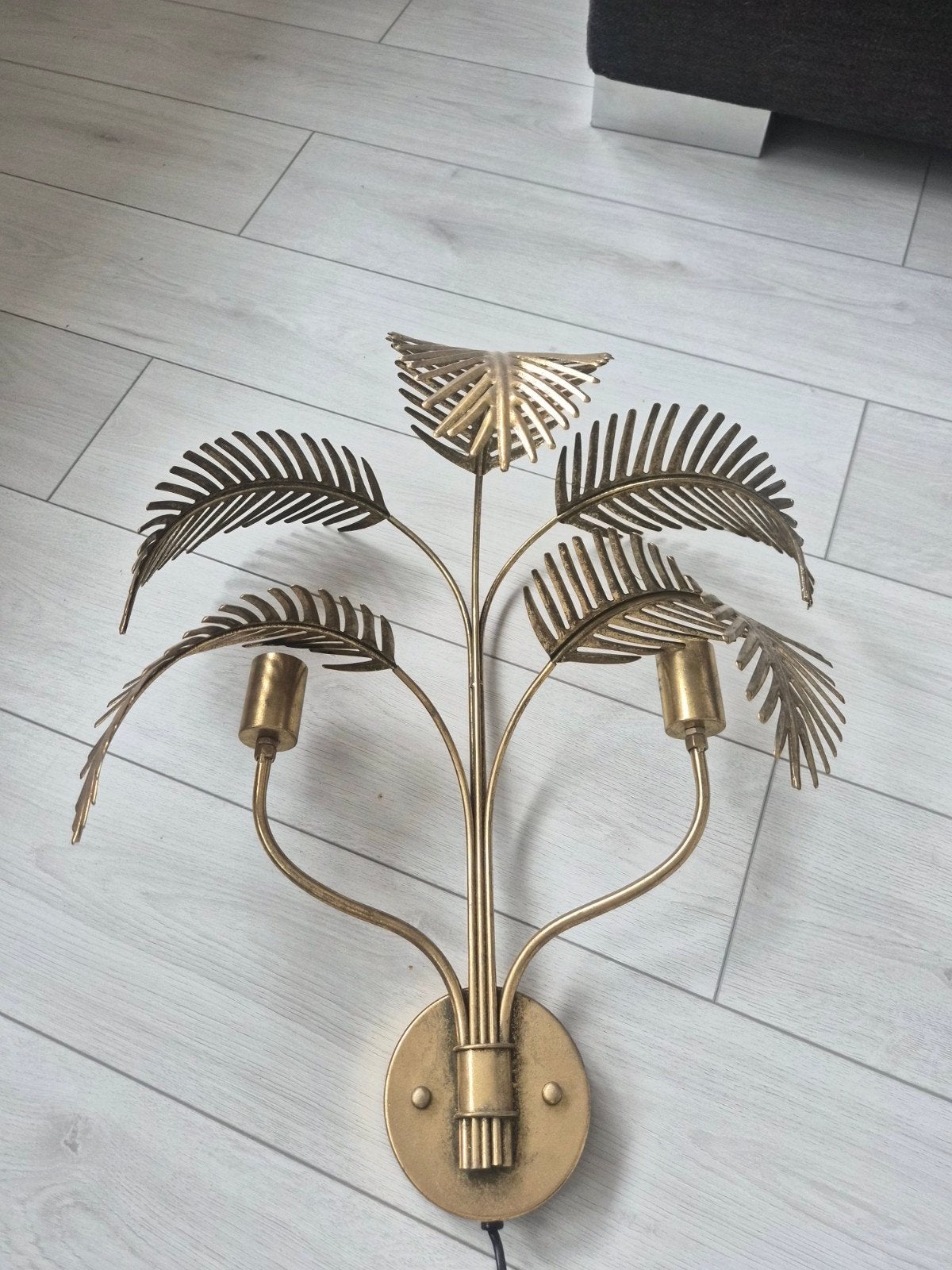 Supergave palmlamp, Ophalen, Metaal, Boho, 60 cm