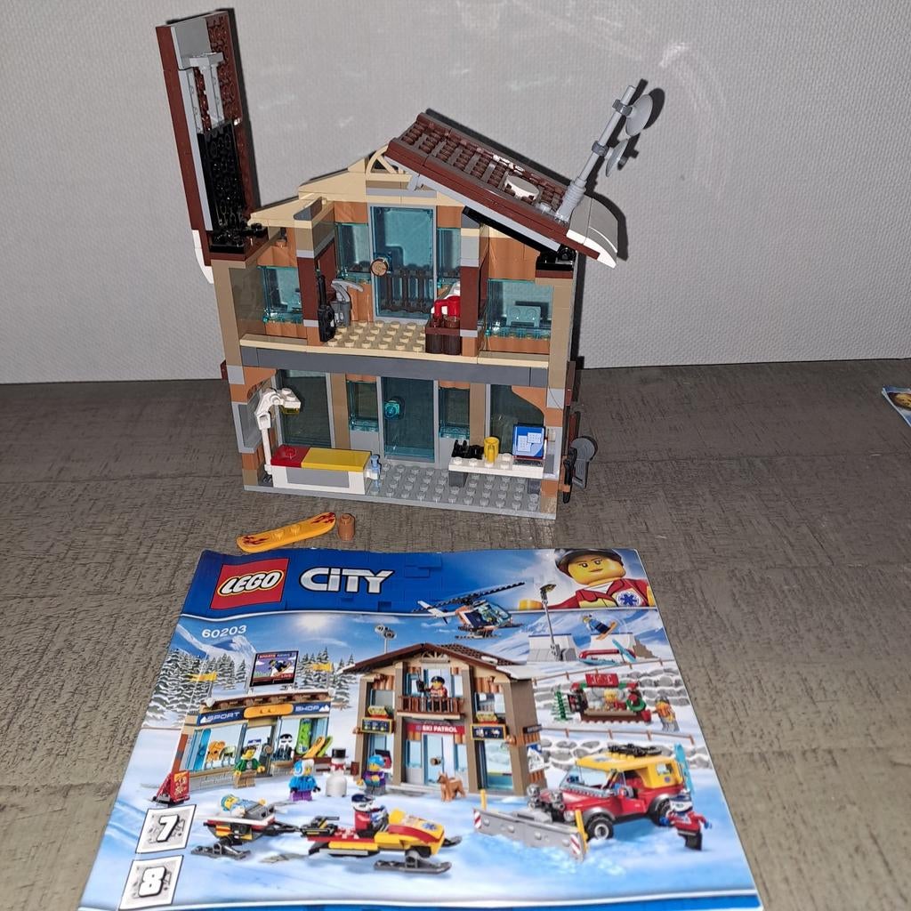 LEGO City 60203 Ski resort, Ophalen, Lego, Complete set, Inclusief instructies