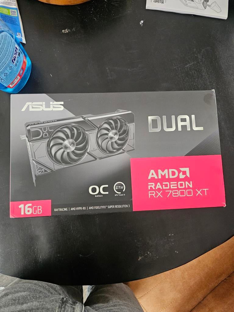 ASUS AMD Radeon RX 7800 XT GPU videokaart, Computers en Software, Videokaarten, AMD, GDDR6, PCI-Express 4, Ophalen of Verzenden