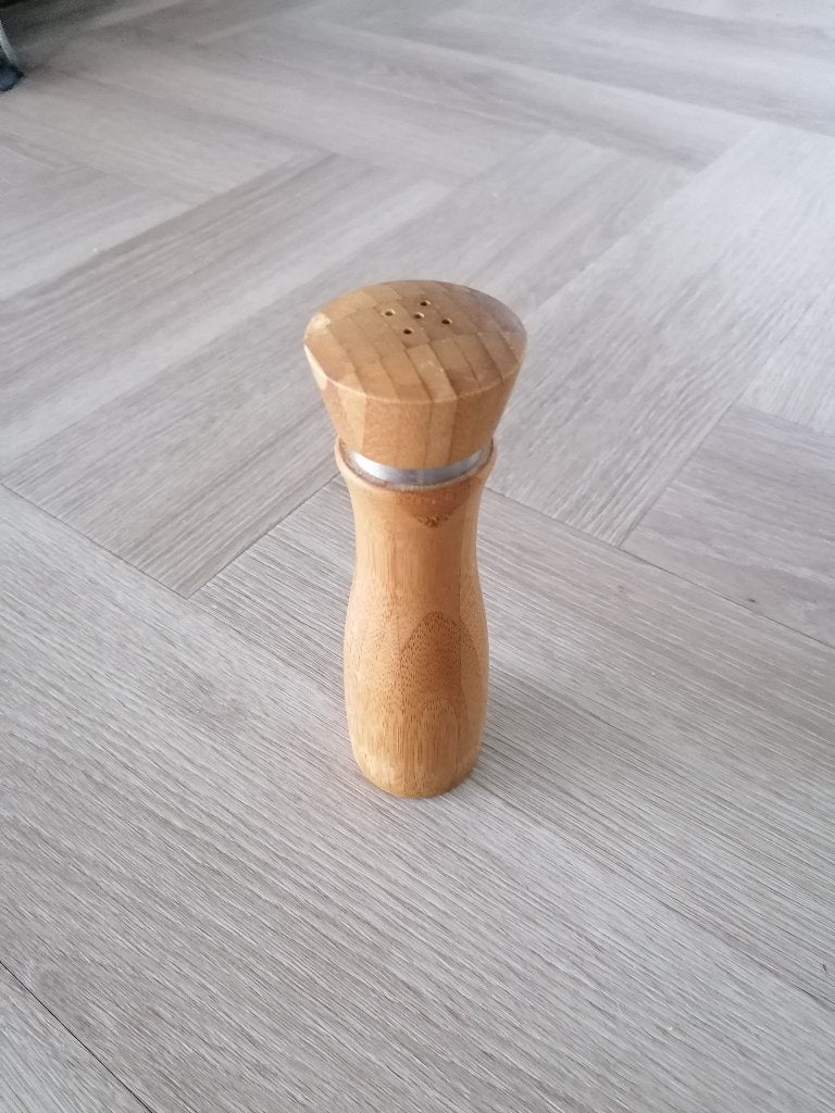 Hardhouten zoutvaatje, Overige materialen, Gebruikt, Overige typen, Ophalen of Verzenden