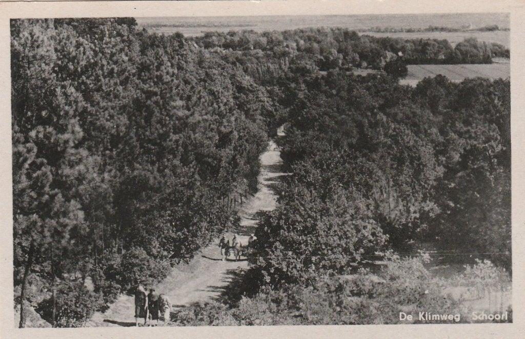 schoorl- de klimweg, Ophalen of Verzenden, 1940 tot 1960, Noord-Holland
