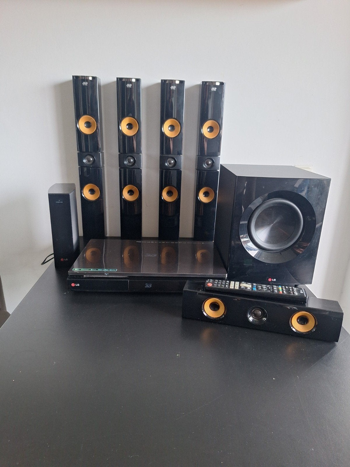 LG Cinema 3D Sound Blu-ray Home Cinema 9.1 Systeem HX753W, Overige merken, Overige systemen, Blu-ray-speler, 70 watt of meer